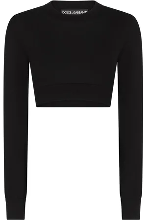 Dolce & Gabbana Cropped-Strickpullover aus Seide