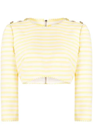 ZIMMERMANN Cropped-Top mit Streifen