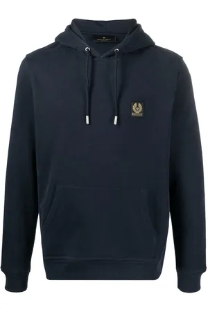 Belstaff Hoodie mit Logo-Patch
