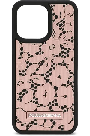Dolce & Gabbana IPhone 14 Pro Max-Hülle mit Blumenspitze