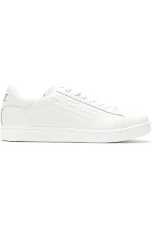 EA7 Sneakers mit Logo-Prägung
