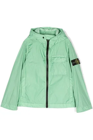 Stone Island Kapuzenjacke mit Logo-Patch