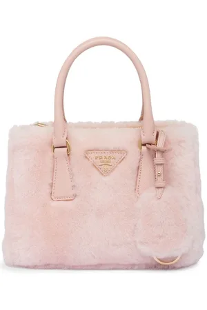 Prada Galleria Mini-Handtasche mit Shearling
