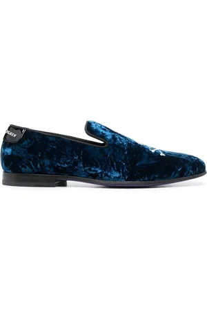 Philipp Plein Slipper mit Totenkopf