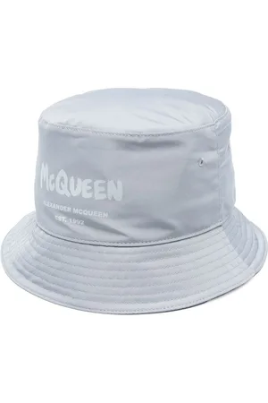 Alexander McQueen Fischerhut mit Logo-Print