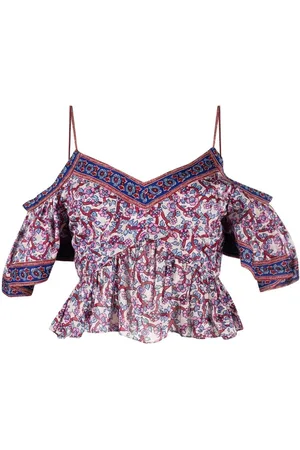 Marant Etoile Garuva Bluse mit Blumen-Print