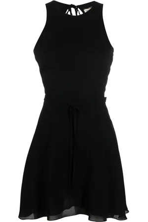 Saint Laurent Midikleid mit offenem Rücken