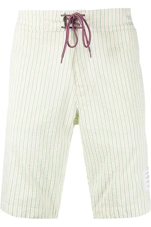 Thom Browne Gestreifte Badeshorts
