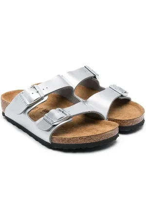 Birkenstock Arizona Sandalen im Metallic-Look