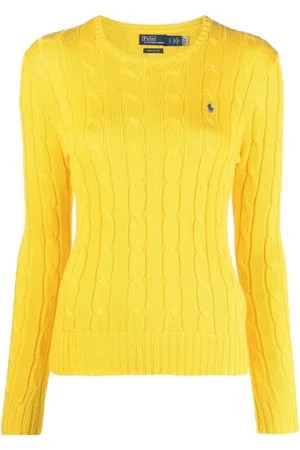 Ralph Lauren Polo Pony Pullover mit Zopfmuster