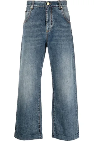 Etro Straight-Leg-Jeans mit Logo-Patch