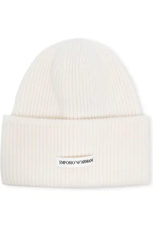 Emporio Armani Beanie mit Logo-Patch
