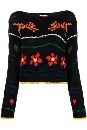 Kenzo Pullover mit Intarsienmuster