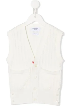 Thom Browne Cardigan mit Zopfmuster