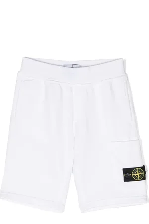 Stone Island Joggingshorts mit Kompass-Patch