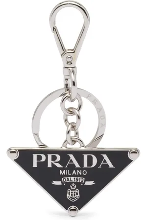 Prada Schlüsselanhänger mit Logo-Schild