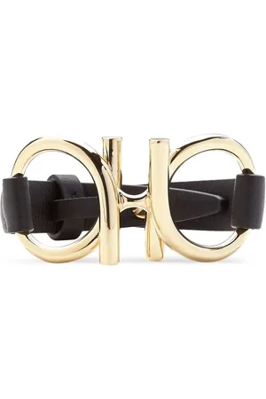 Salvatore Ferragamo Lederarmband mit Gancini-Detail