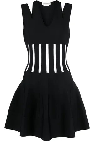 Alexander McQueen Trägerkleid mit V-Ausschnitt
