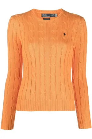 Ralph Lauren Polo Pony Pullover mit Zopfmuster