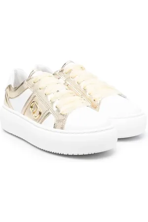 Twin-Set Sneakers mit Logo-Schild