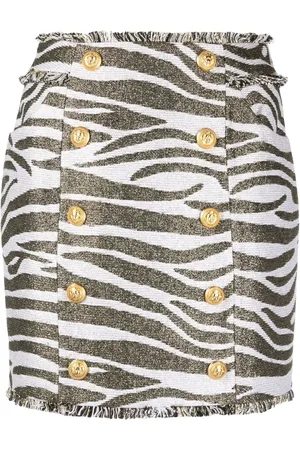 Balmain Minirock mit hohem Bund