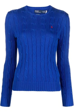 Ralph Lauren Polo Pony Pullover mit Zopfmuster