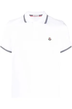 Moncler Poloshirt mit Logo-Patch
