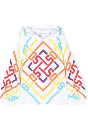 GCDS Hoodie mit geometrischem Print