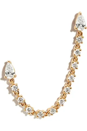Anita 18kt Gelbgoldohrring mit Diamanten