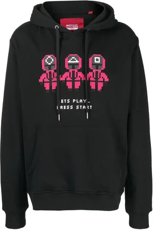 MOSTLY HEARD RARELY SEEN Pink Trio Hoodie mit Kordelzug