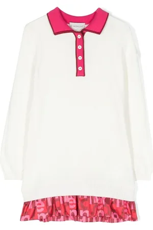 Moncler Kleid mit Poloshirtkragen