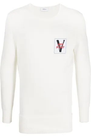 Ports V Pullover mit Logo-Patch