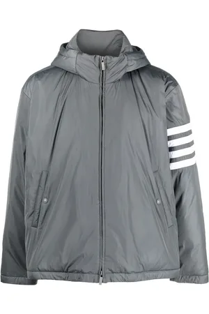 Thom Browne Gefütterte Jacke mit Streifen