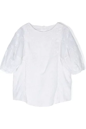 Chloé Bestickte Bluse aus Bio-Baumwolle