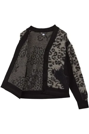 Y-3 Cardigan mit Leoparden-Print
