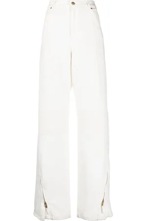 BLUMARINE Weite High-Rise-Jeans