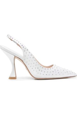 Stuart Weitzman Slingback-Pumps mit Kristallen