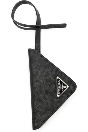 Prada Gepäckanhänger mit Triangel-Logo