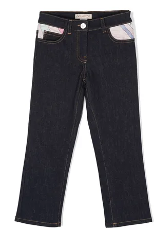PUCCI Junior Halbhohe Slim-Fit-Jeans