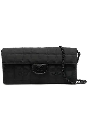 CHANEL 2002 Travel Choco Bar East West Schultertasche