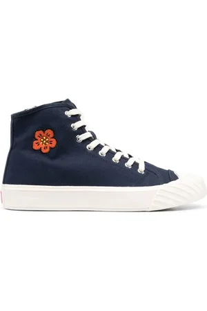 Kenzo High-Top-Sneakers mit Blumen-Patch