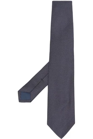 Ralph Lauren Krawatte mit aufgestickten Polka Dots