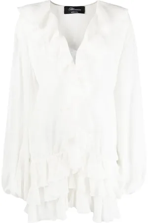BLUMARINE Gerüschte Fil Coupé-Bluse