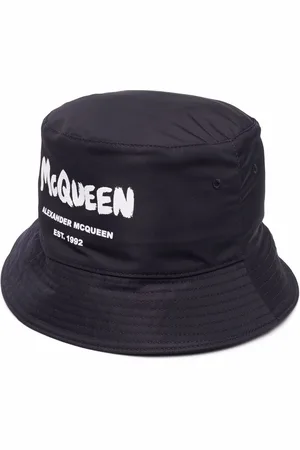 Alexander McQueen Fischerhut mit Logo-Print