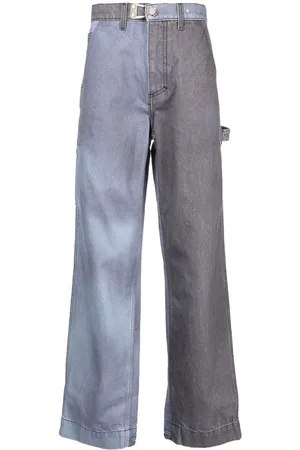 Objects IV Life Zweifarbige Straight-Leg-Jeans