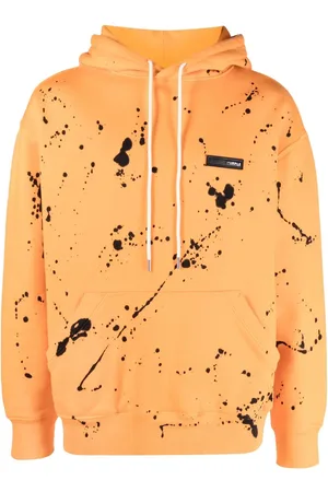 Purple Brand Hoodie mit Farbklecks-Print