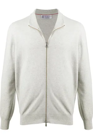 Brunello Cucinelli Kaschmirpullover mit Reißverschluss