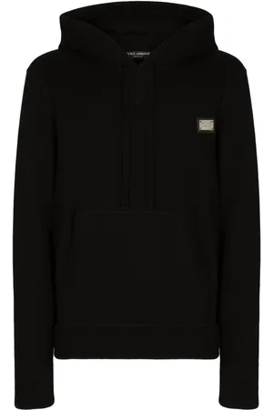 Dolce & Gabbana Hoodie mit Logo-Schild