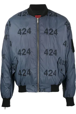 424 FAIRFAX Gesteppte Bomberjacke mit Logo