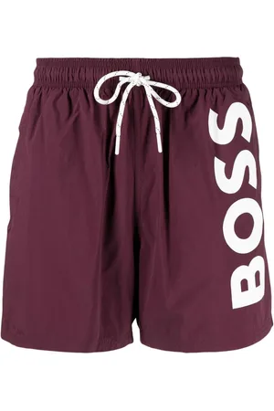 HUGO BOSS Badeshorts mit Logo-Print